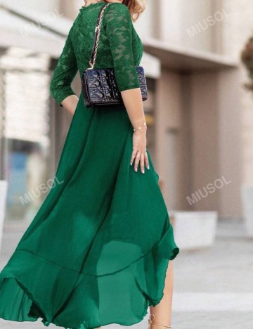 Rochie midi Shein, verde