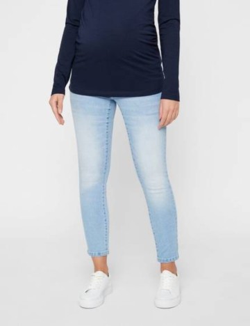 Jeans Mamalicious, bej