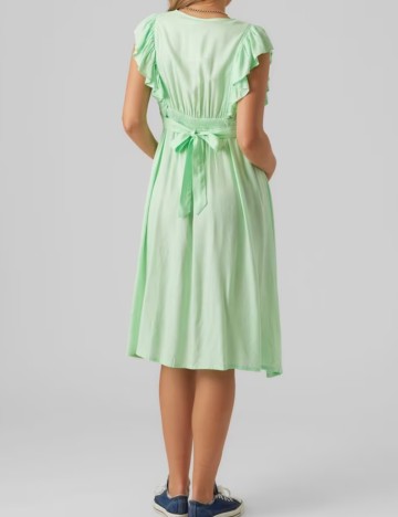 Rochie midi Mamalicious, verde