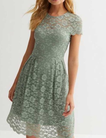 Rochie mini Vila, verde