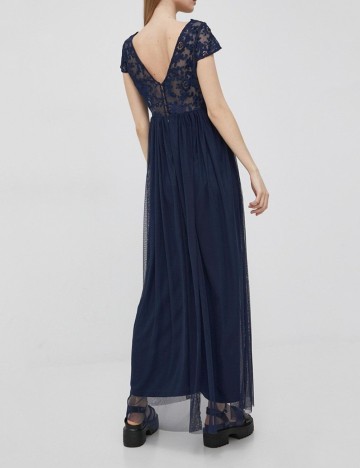 Rochie maxi Vila, bleumarin