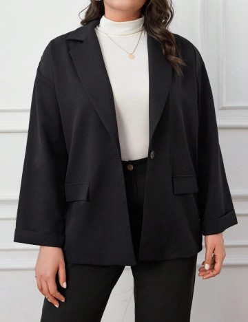 Blazer Shein, negru