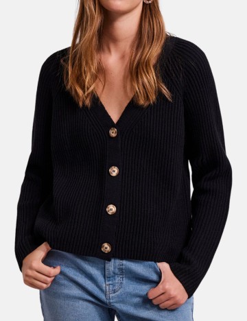 Cardigan Pieces, negru