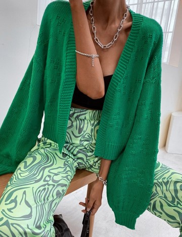 Cardigan Shein, verde