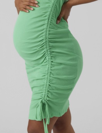 Rochie mini Mamalicious, verde