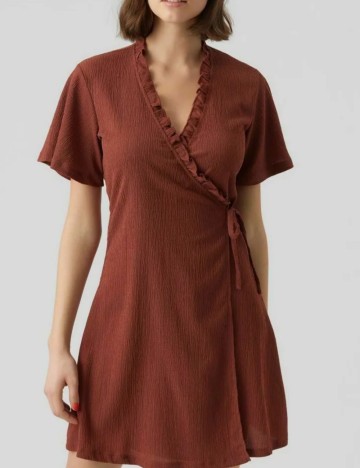 Rochie mini Vero Moda, maro