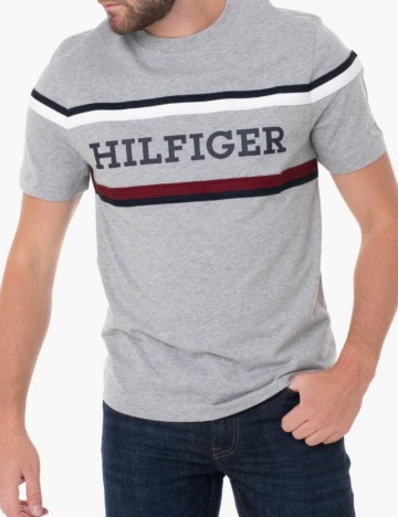 Tricou Tommy Hilfiger, gri