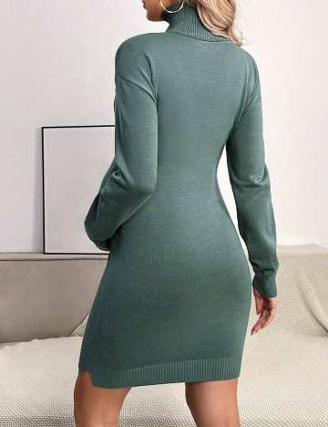 Rochie midi Shein, verde