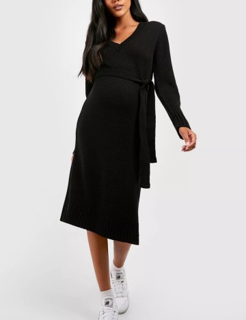 Rochie midi Boohoo, negru