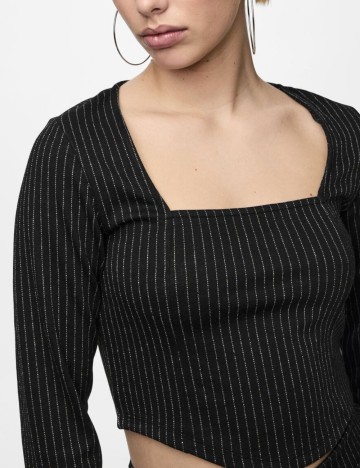 Bluză Pieces, negru