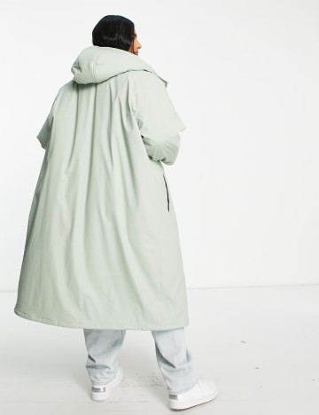 Geacă de ploaie ASOS, verde