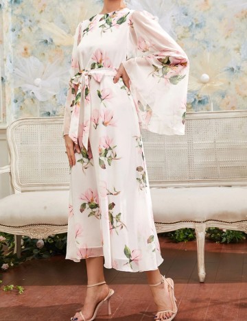 Rochie midi Shein, mix culori