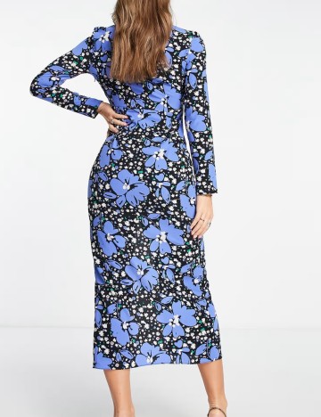 Rochie midi ASOS, albastru