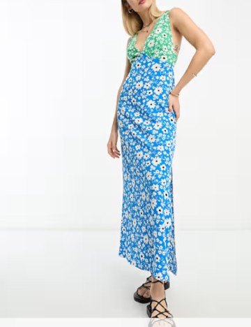 Rochie maxi ASOS, mix culori