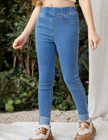 Jeans Shein, albastru