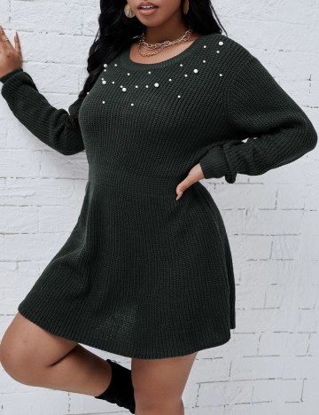 Rochie mini Shein Curve+, gri