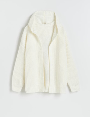 Cardigan RESERVED, crem