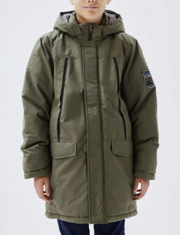 Geacă parka Name It, kaki