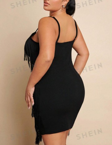 Rochie mini Shein Curve+, negru