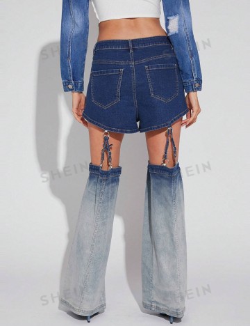 Jeans SHEIN X, albastru