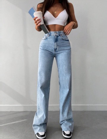 Jeans Shein, albastru