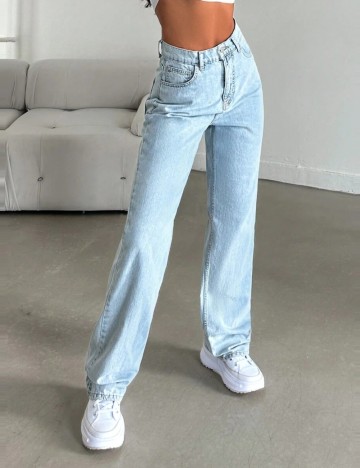 Jeans Shein, albastru