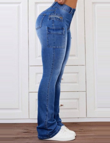 Jeans Shein, albastru