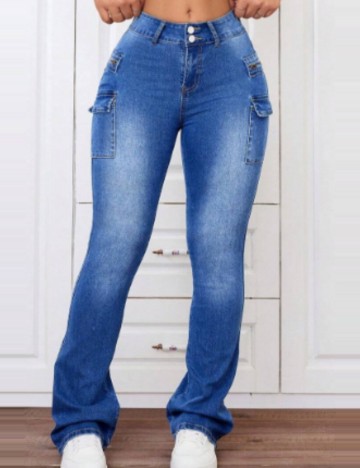 Jeans Shein, albastru