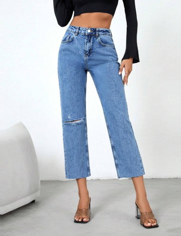 Jeans Shein, albastru