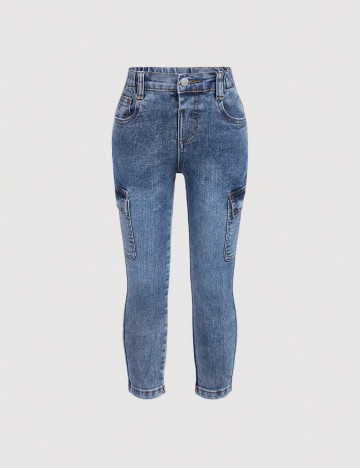 Jeans Shein, albastru