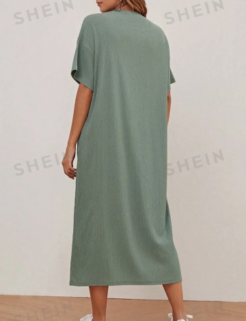 Rochie maxi Shein, verde menta