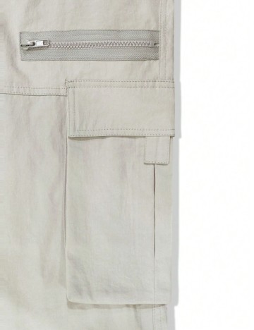 Pantaloni cargo Shein, bej