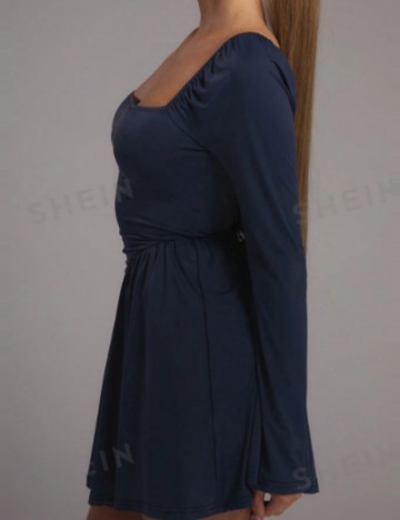 Rochie mini MUSERA by Shein, bleumarin