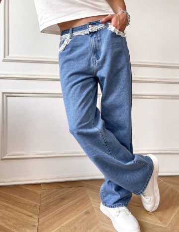 Jeans Shein, albastru