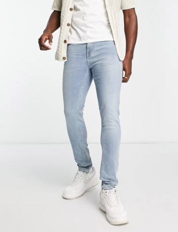 Jeans ASOS, albastru