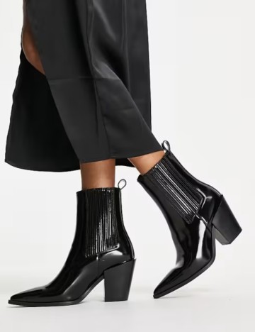 Botine ASOS, negru