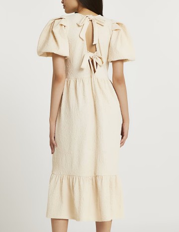 Rochie midi River Island, crem