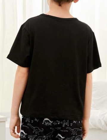 Tricou de pijama Shein, negru