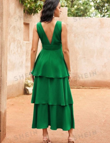 Rochie midi Shein, verde