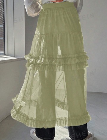 Rochie maxi Shein, verde