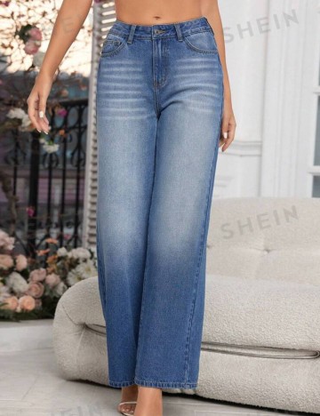 Jeans Shein, albastru