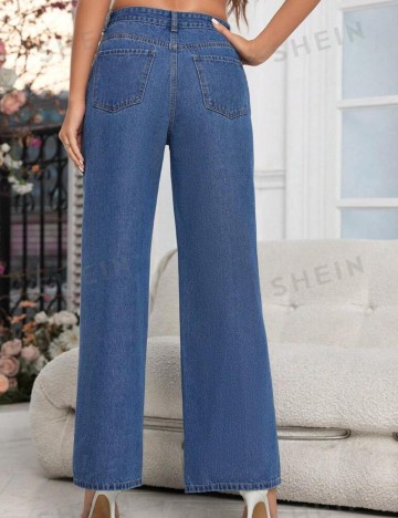 Jeans Shein, albastru