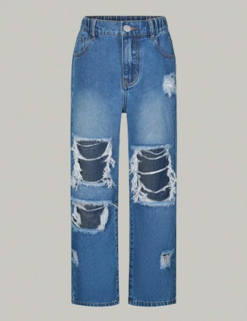 Jeans Shein, albastru