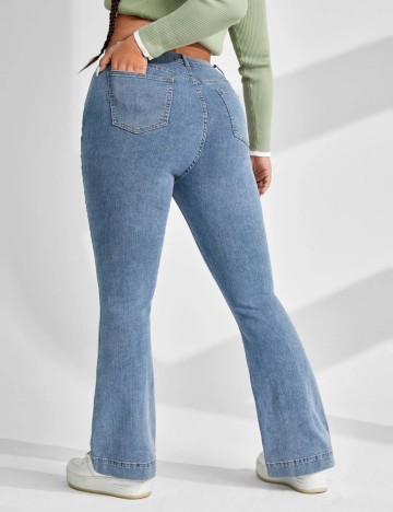 Jeans Shein Curve+, albastru