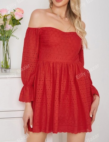 Rochie mini EillyBazar by Shein, roșu