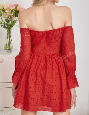 Rochie mini EillyBazar by Shein, roșu