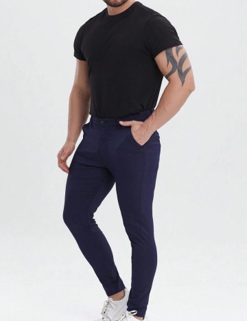 Pantaloni Shein, bleumarin