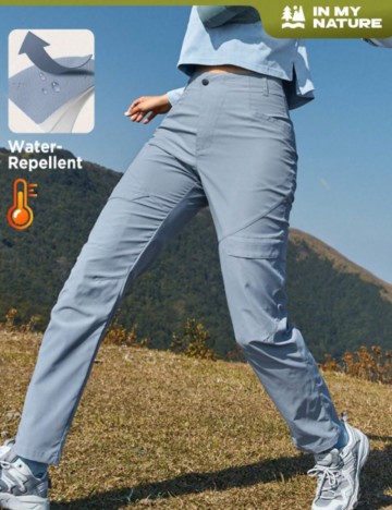 Pantaloni Impermeabili Shein, gri