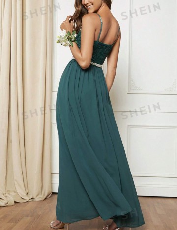 Rochie de ocazie Shein, verde