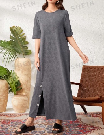 Rochie maxi Shein, gri